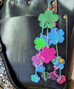Fantasy Flowers Purse Charm #AP115