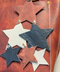 Star Celebration Leather Purse Charm-#276