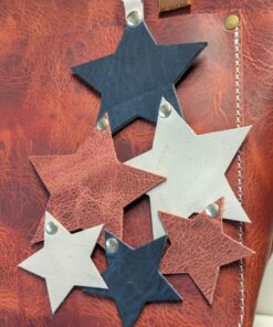 Star Celebration Leather Purse Charm-#275