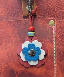 Independence Day Celebration Leather Purse Charm-#294
