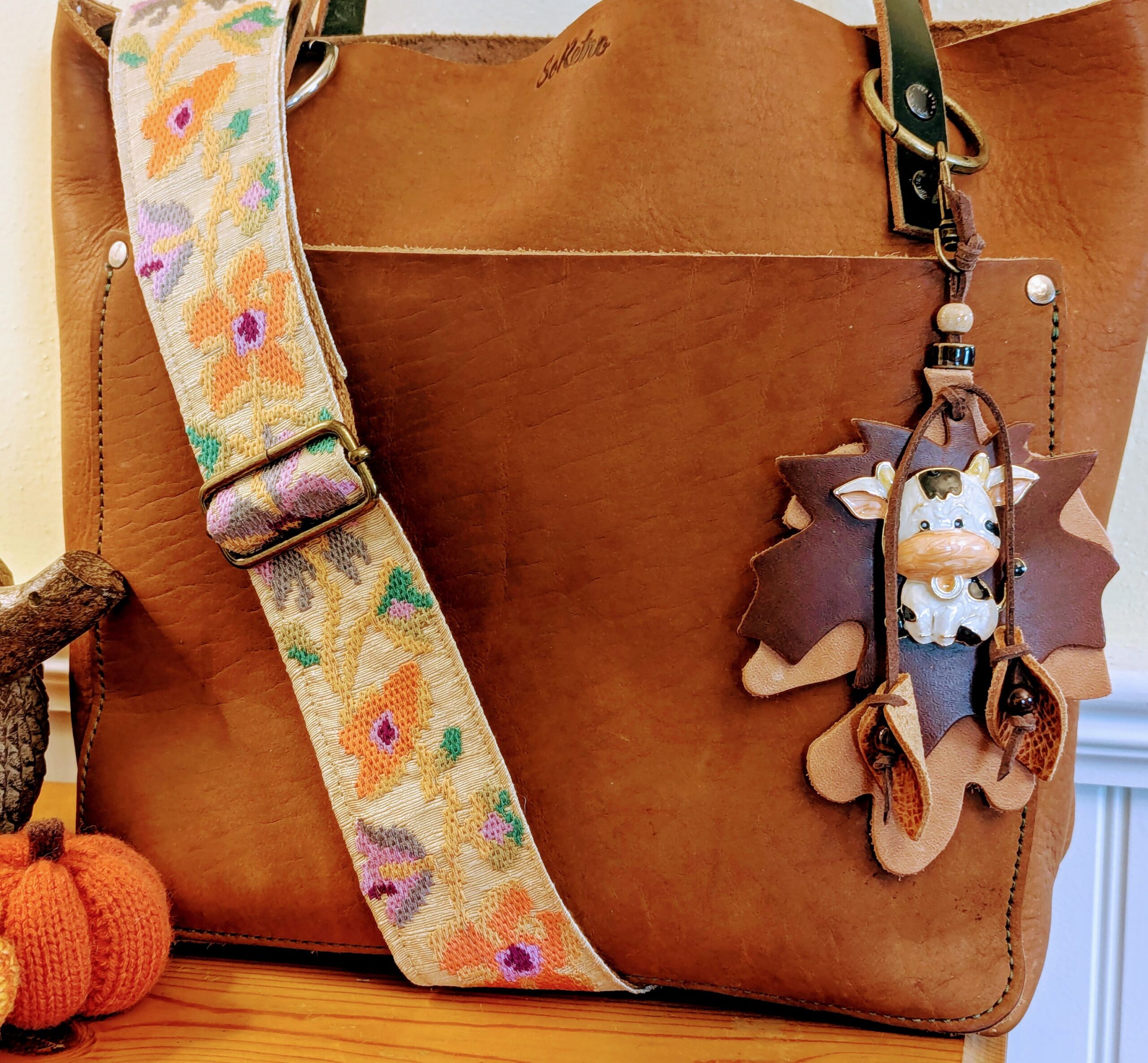 Fall Vibes Purse Charm-#481 - Image 2