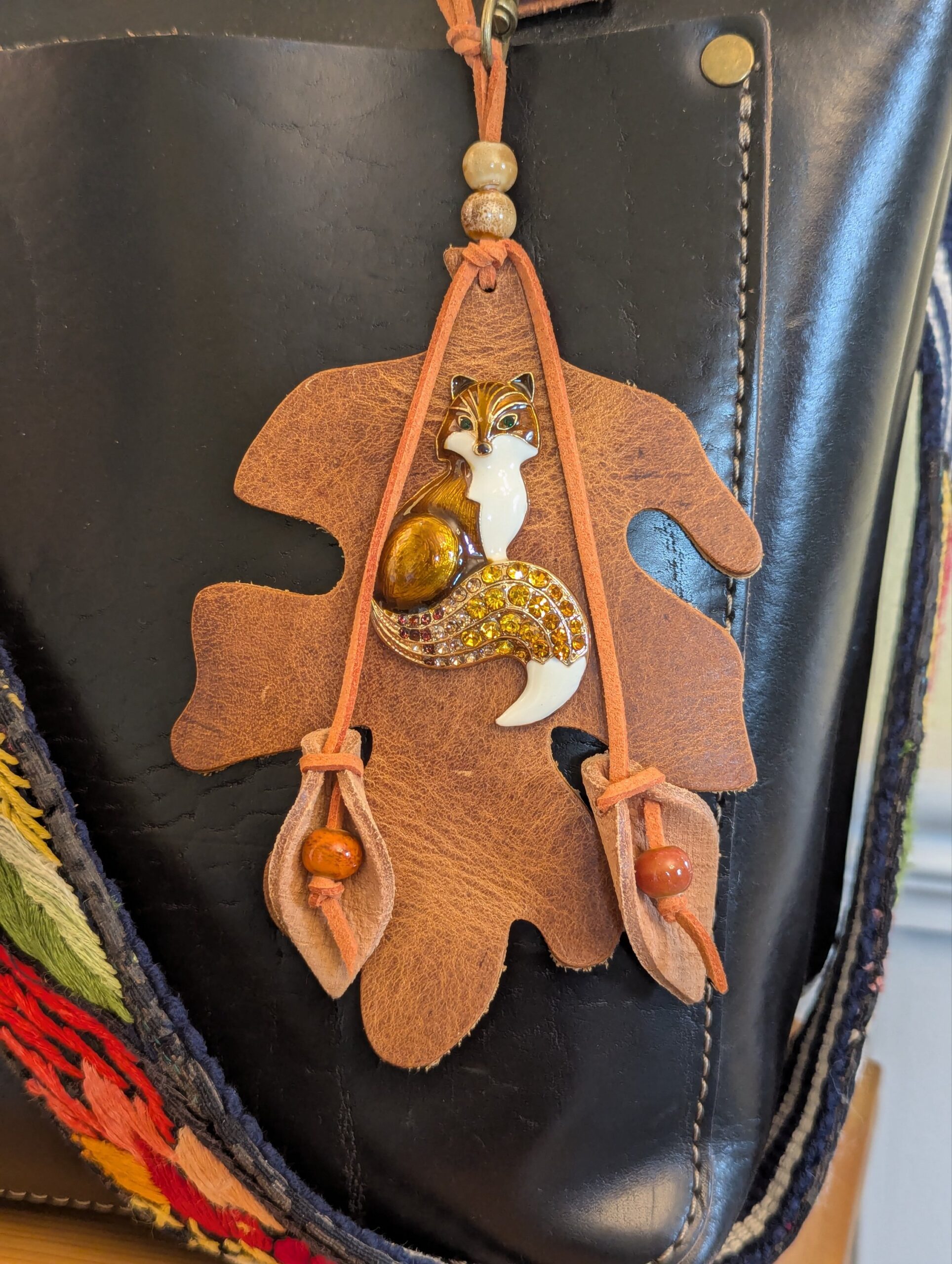 Fall Vibes Purse Charm-#482