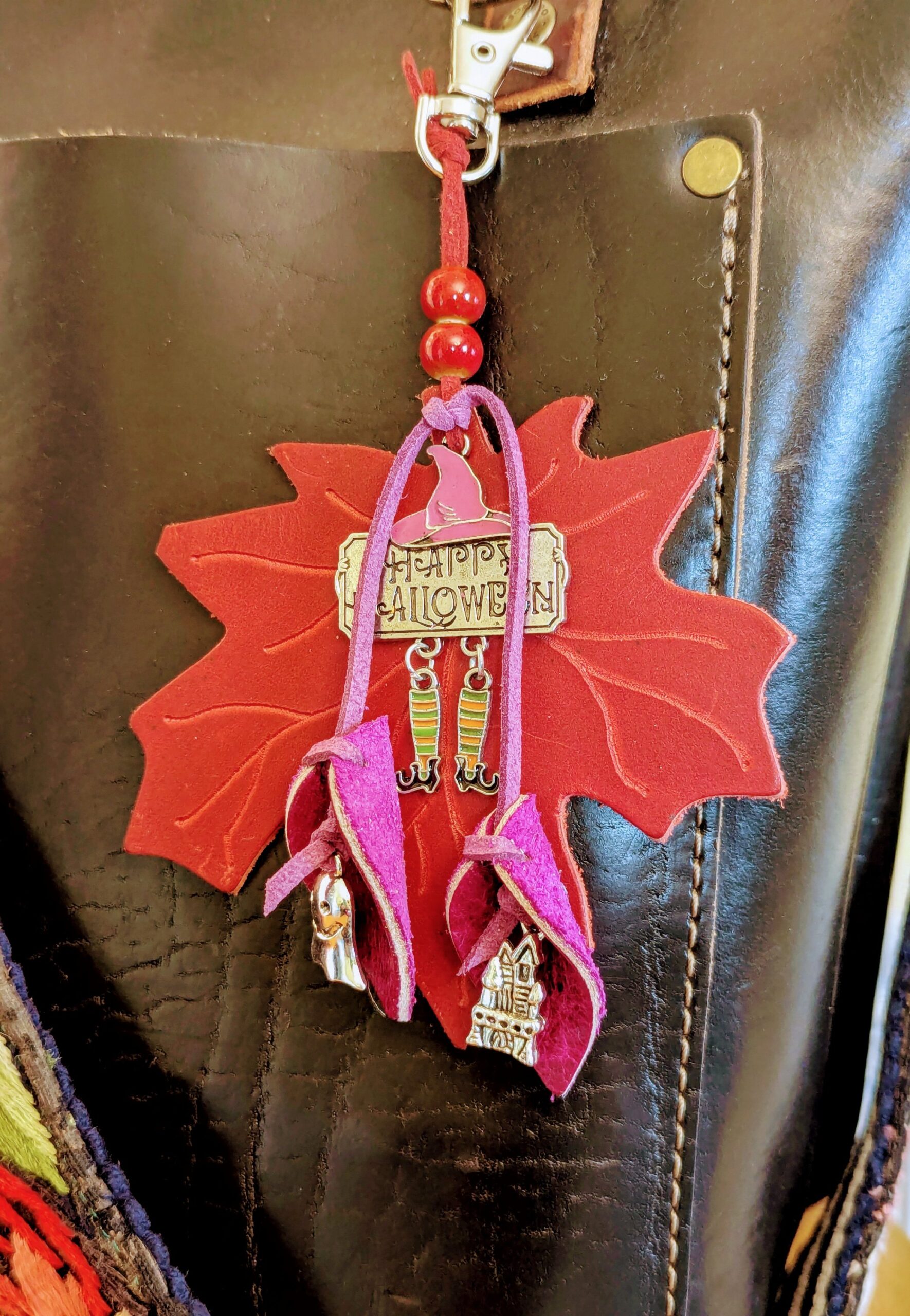 Fall Vibes Purse Charm-#476