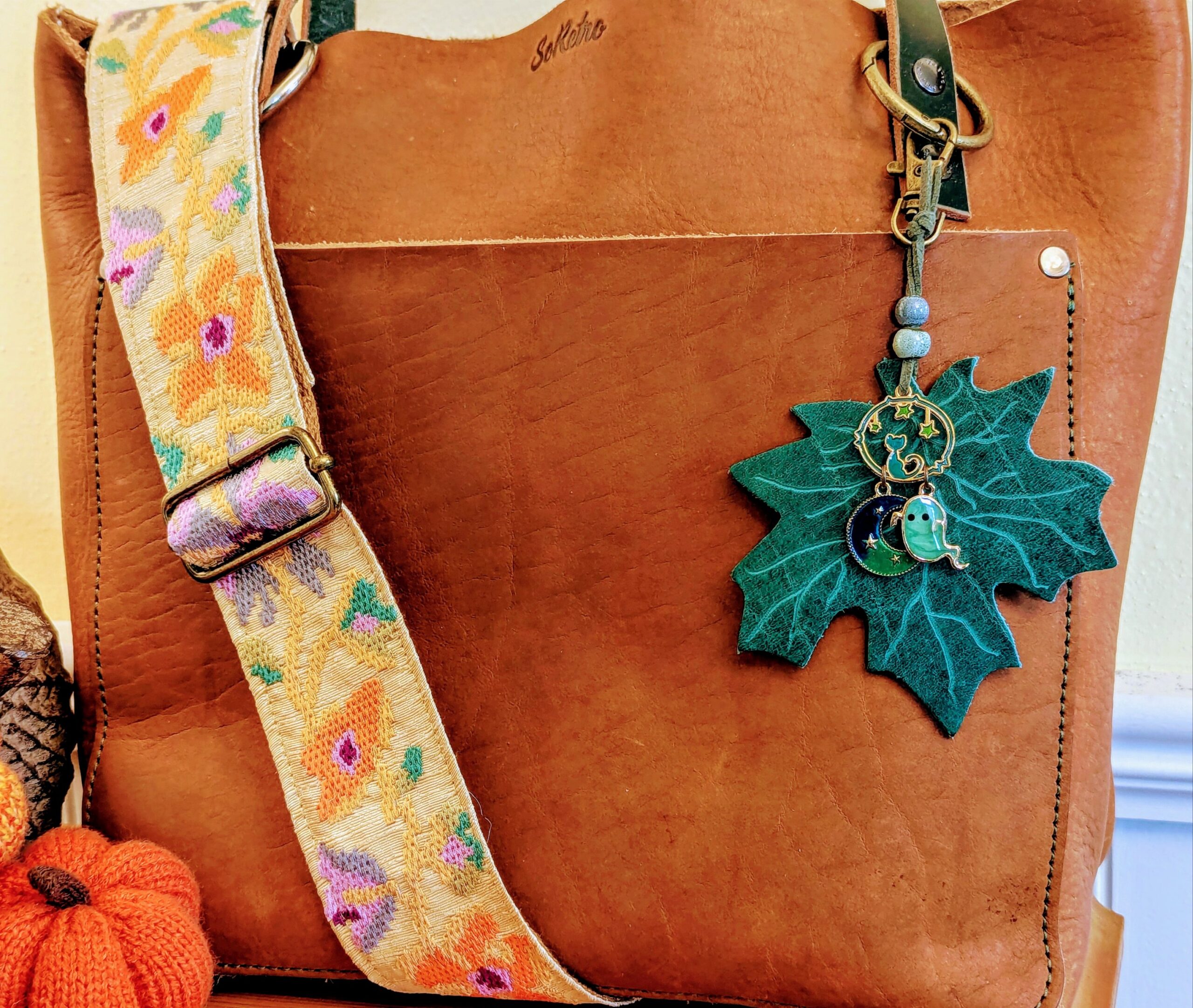 Fall Vibes Purse Charm-#475 - Image 2