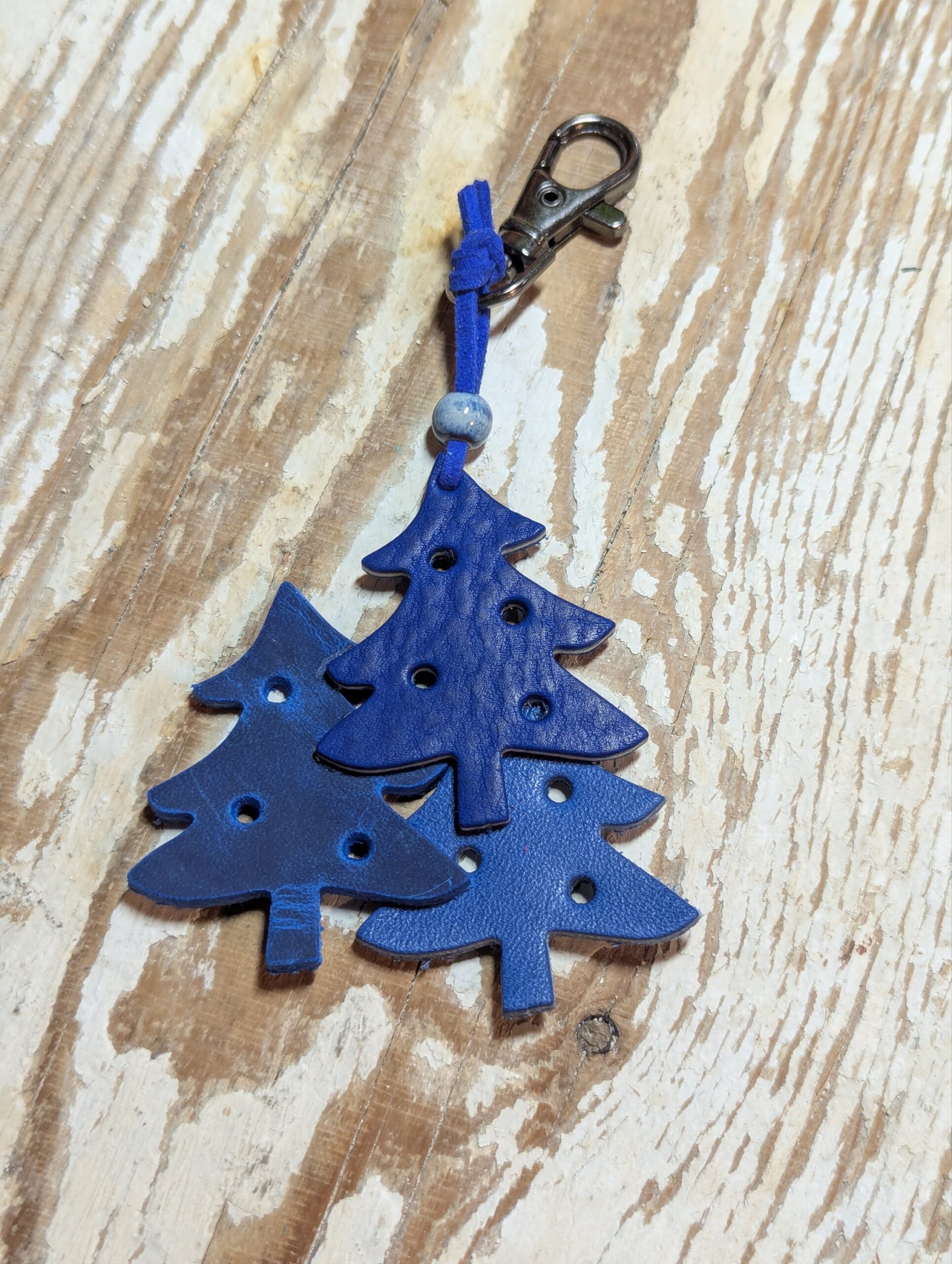 Christmas Trees Leather Purse Charm-#511 - Image 2