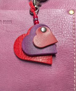 "Triple Hearts" Mini Purse Charm-#581