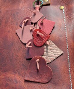 Floating Hearts Purse Charm Tassel-#578