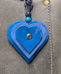 "Triple Up Hearts" Mini Purse Charm-#597