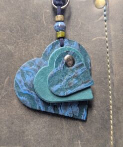 "Triple Hearts" Mini Purse Charm-#588