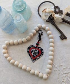 "Triple Up Hearts" Mini Purse Charm-#614