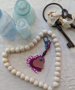 "Triple Hearts" Mini Purse Charm-#619