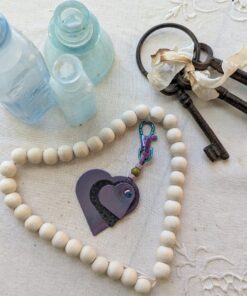 "Triple Hearts" Mini Purse Charm-#617