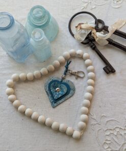 "Triple Up Hearts" Mini Purse Charm-#600