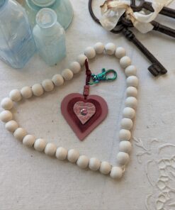 "Triple Up Hearts" Mini Purse Charm-#585