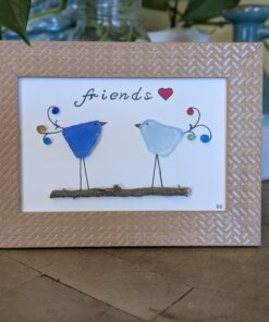 Sea Glass Friends on a Branch...