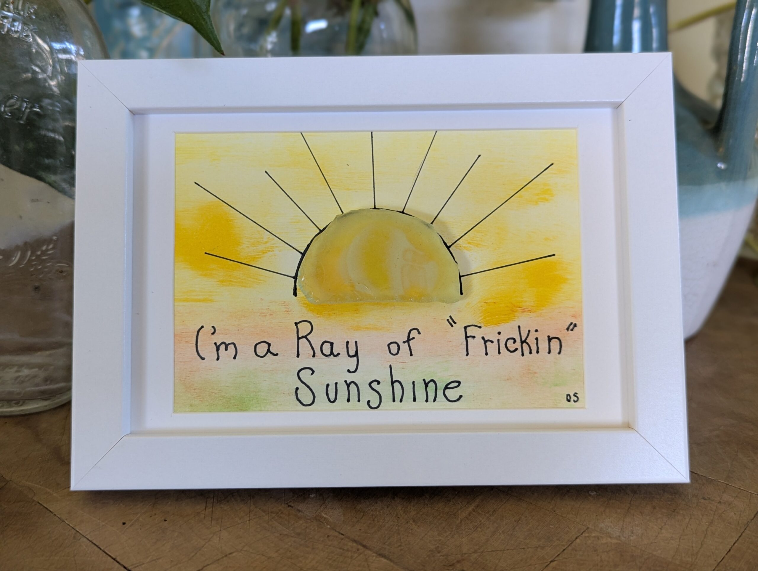 Sea Glass "Ray of Sunshine"....