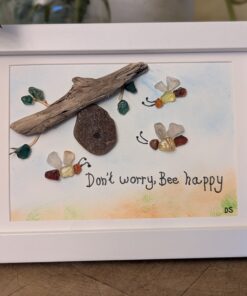 Sea Glass "Bee Happy"....