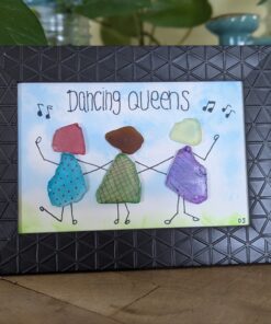 "Dancing Queens" Sea Glass Art