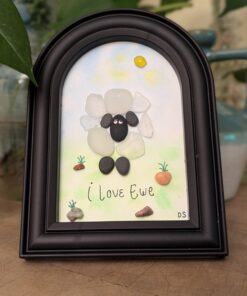 Sea Glass "I Love Ewe"....
