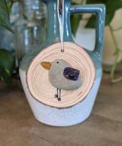 Little Sea Bird sea glass art