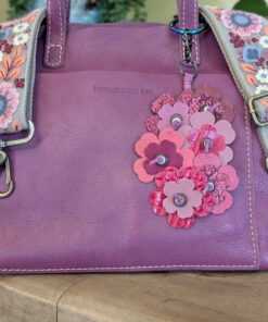 Alternative view of Smell the Sweet Flowers Leather Purse Charm-#689