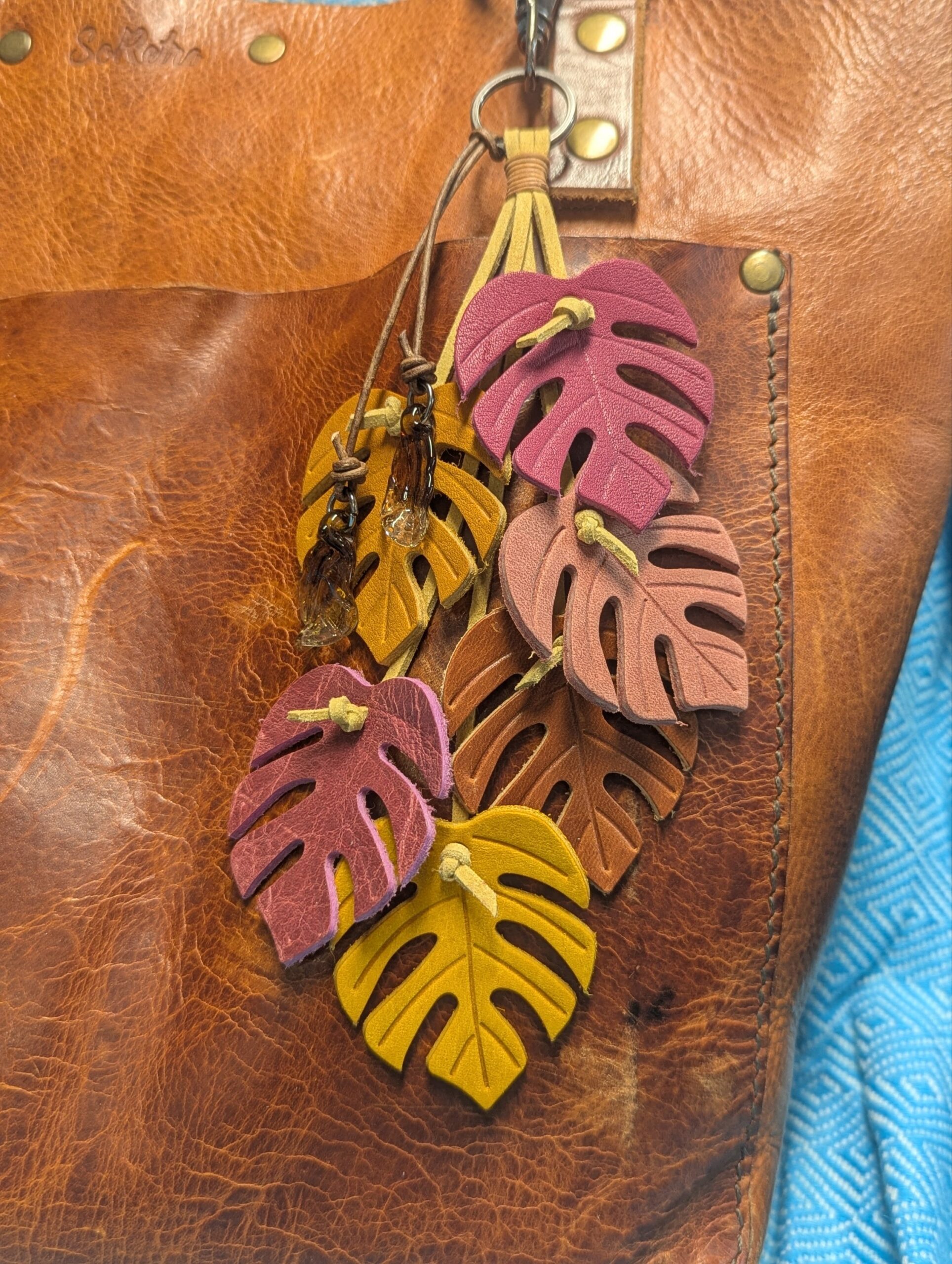 Monstera Muse Purse Charm-#696