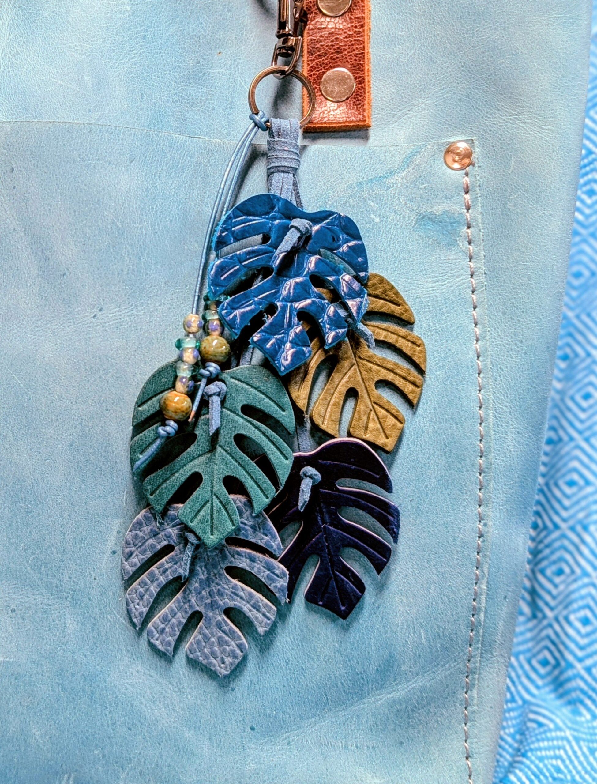 Monstera Muse Purse Charm-#698