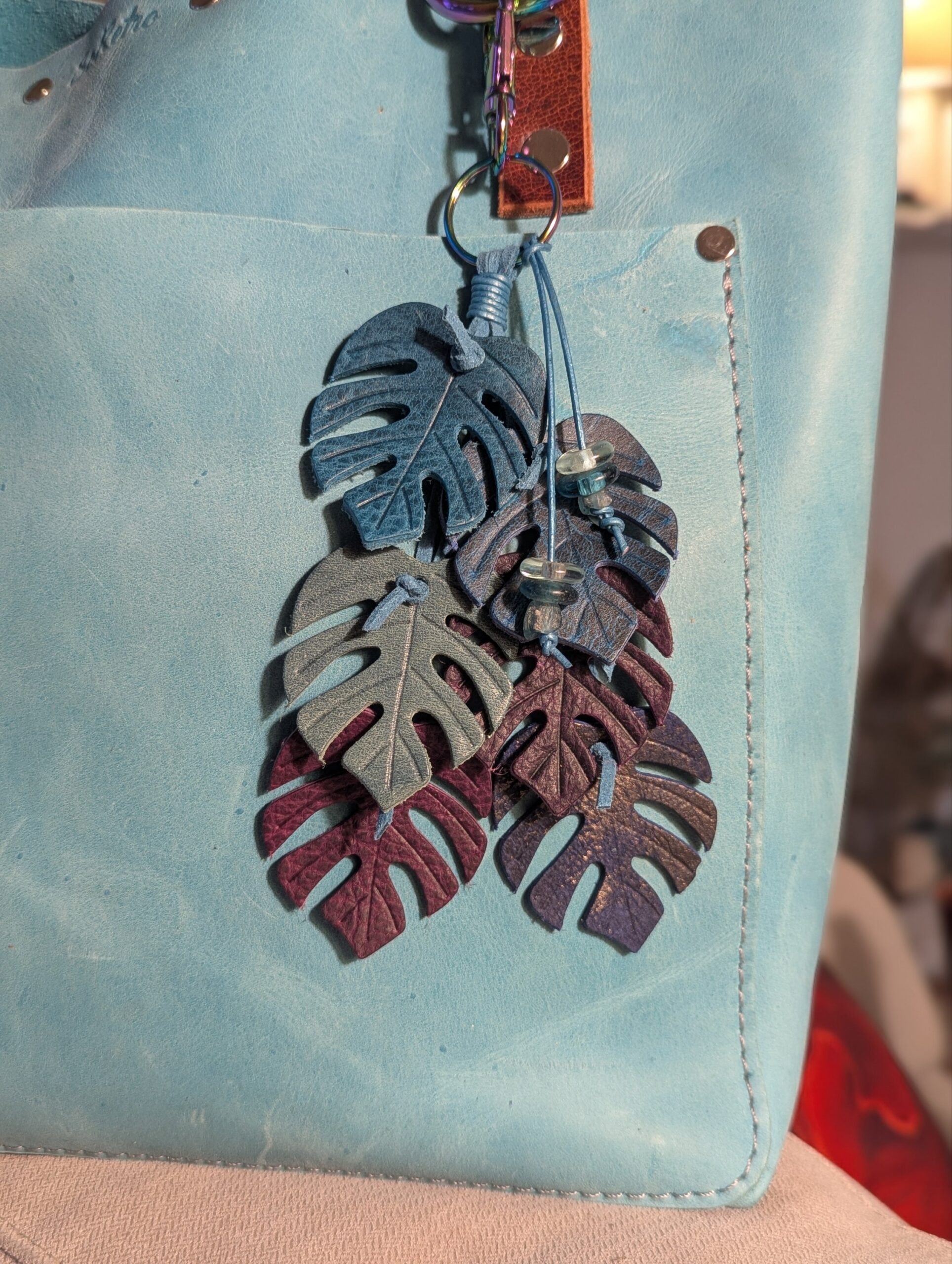 Monstera Muse Purse Charm-#709