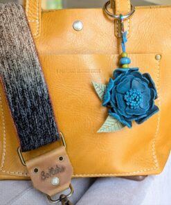 Vintage Style Flower Purse Charm #730