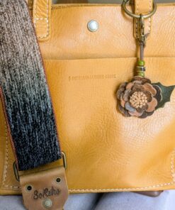 Vintage Style Flower Purse Charm #729