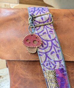 Adorable Mushroon Leather Purse Charm-#804
