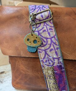 Adorable Mushroon Leather Purse Charm-#805