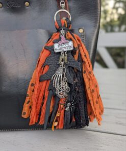Halloween Fun Sari Silk Purse Charm-#821