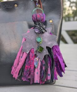 Halloween Fun Sari Silk Purse Charm-#823