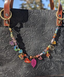NEW Halloween Necklace Purse Charm-#829
