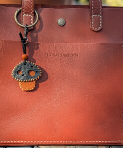 Adorable  (Halloween time) Mushroon Leather Purse Charm-#826