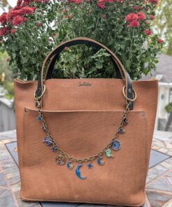 NEW Fall Necklace Purse Charm-#835
