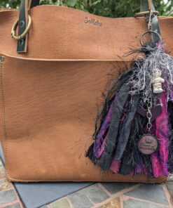 Alternative view of Halloween Fun Sari Silk Purse Charm-#834