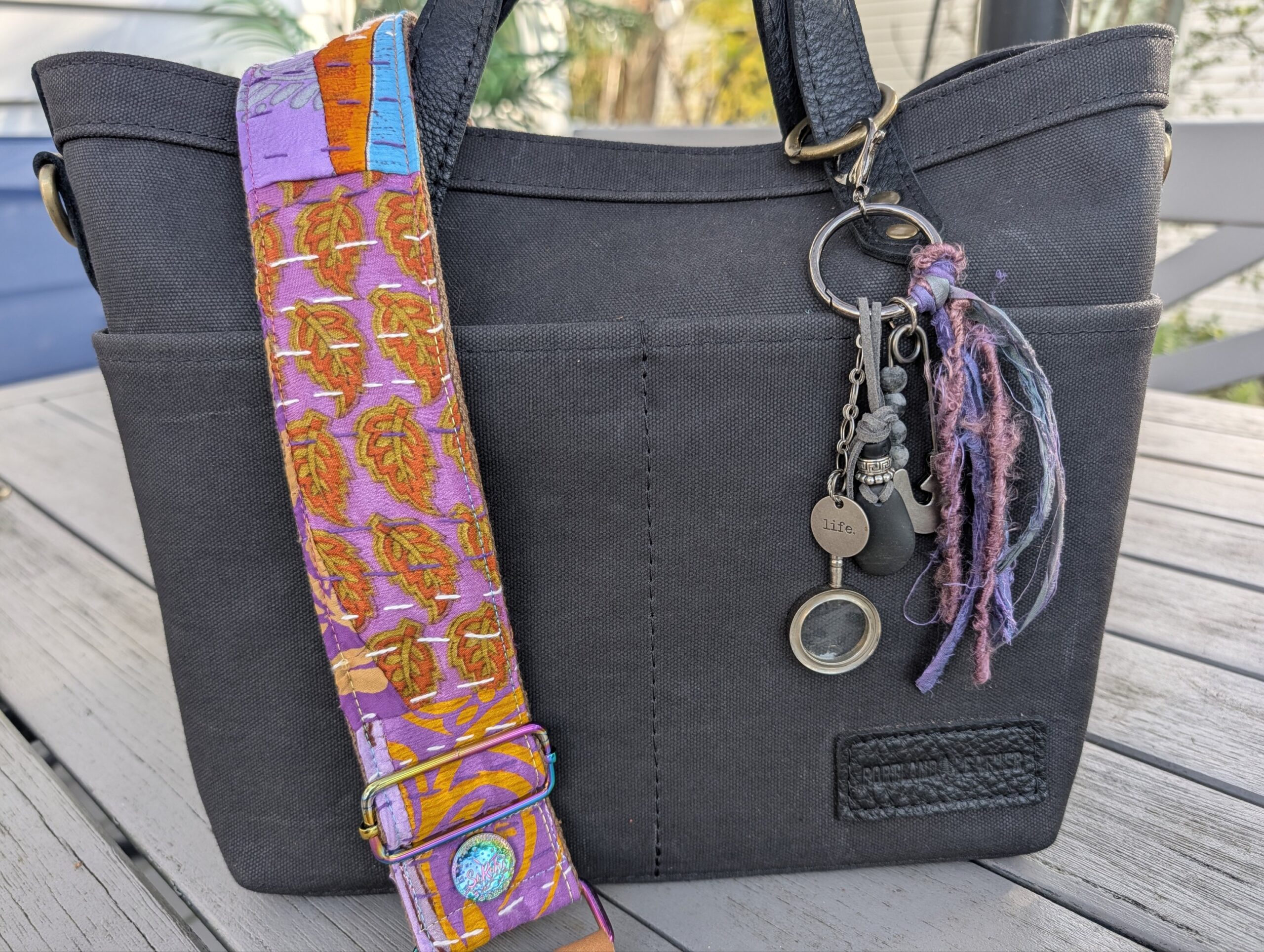Calm Mind, Purple Soul Artisan Purse Charm-#863 - Image 2