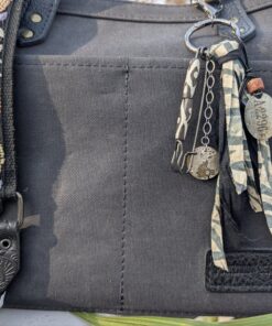 Alternative view of Vintage Noir Artisan Purse Charm-#861