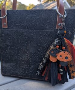 Alternative view of Halloween Fun Sari Silk Purse Charm-#845