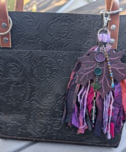 Alternative view of Halloween Fun Sari Silk Purse Charm-#844