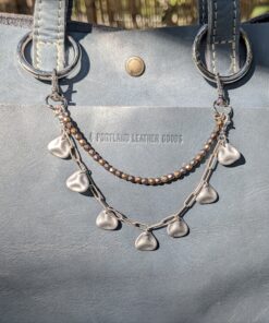 NEW Double Strand Necklace Purse Charm-#852
