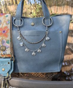 Alternative view of NEW Double Strand Necklace Purse Charm-#852