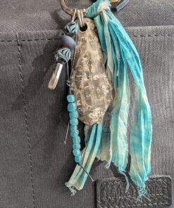 Alternative view of Lake Superiors Treasures Artisan Purse Charm-#860