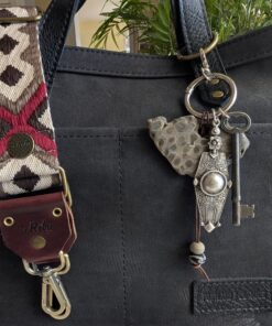 Alternative view of Echos of the Past Artisan Purse Charm-#856