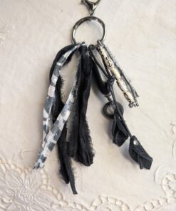 Alternative view of Monochrome Muse Artisan Purse Charm-#858