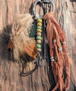 Rust and FeathersArtisan Purse Charm-#864