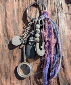 Calm Mind, Purple Soul Artisan Purse Charm-#863