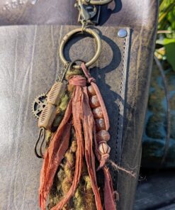Rustic Reverie Artisan Purse Charm-#866